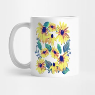 Black-Eyed Susan Pattern 2 Mug